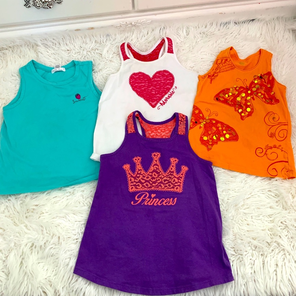 🍂Girl tank tops lot size 7/8